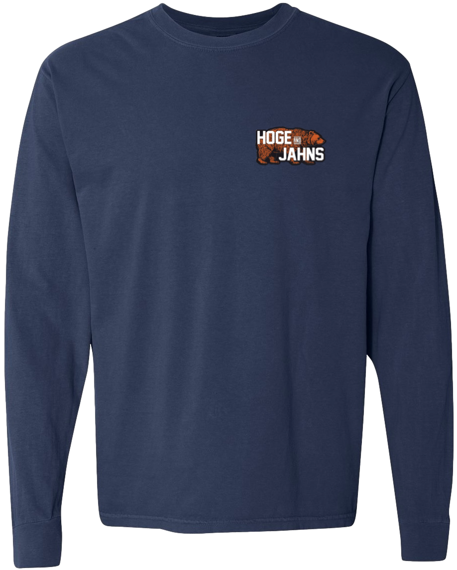 HOGE & JAHNS COMFORT COLORS LOGO LONG SLEEVE.